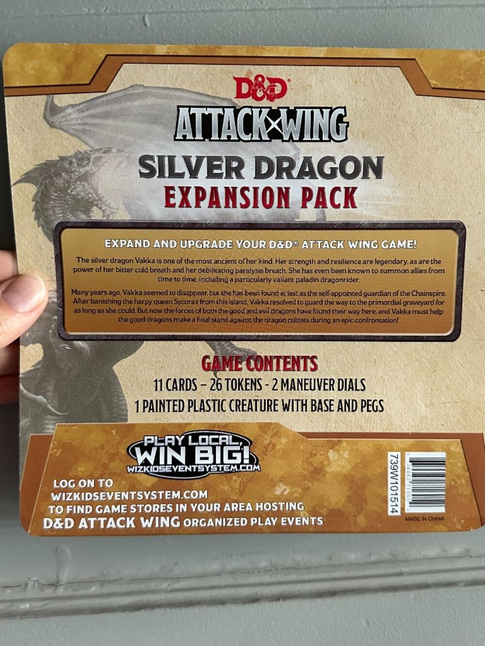 D&D Attack Wing Silver Dragon Expansion Pack